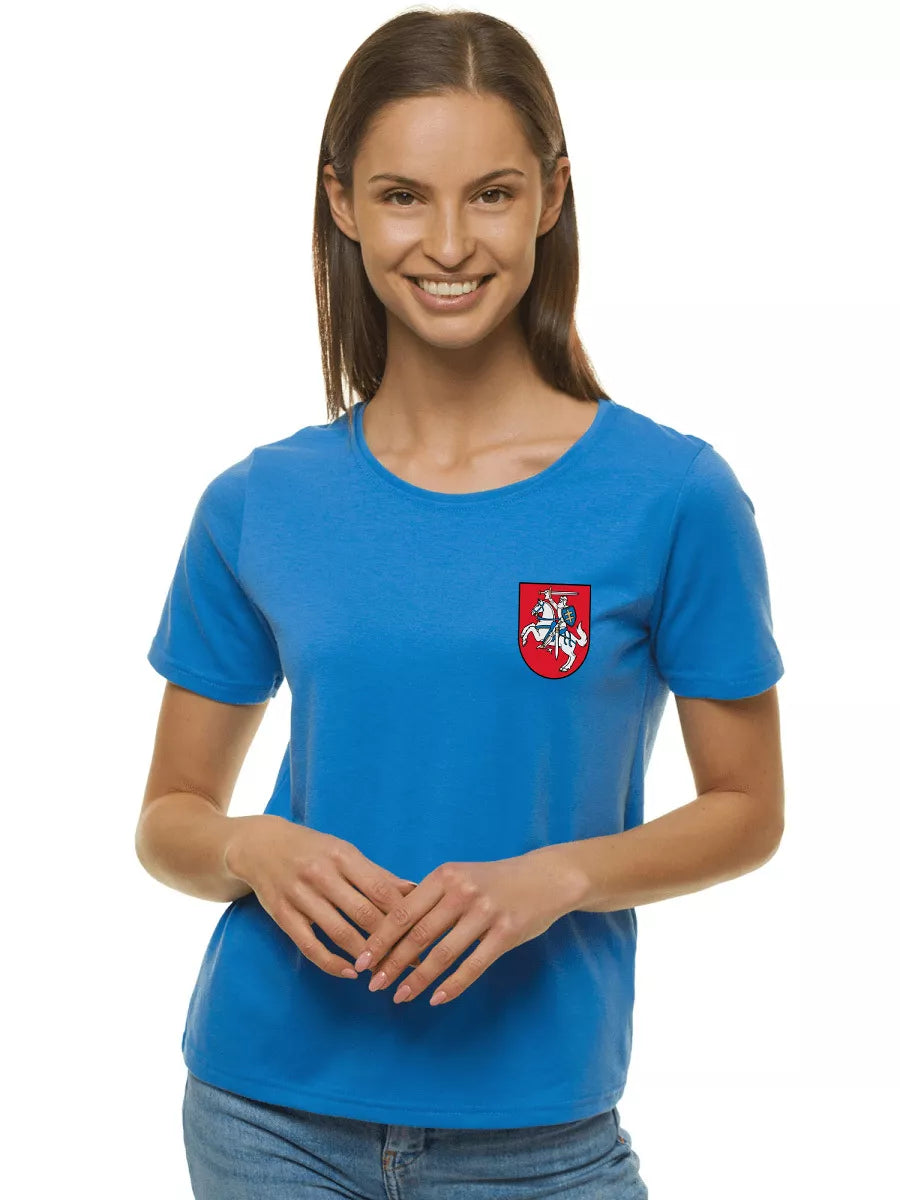 Women's light blue T-shirt HERBAS