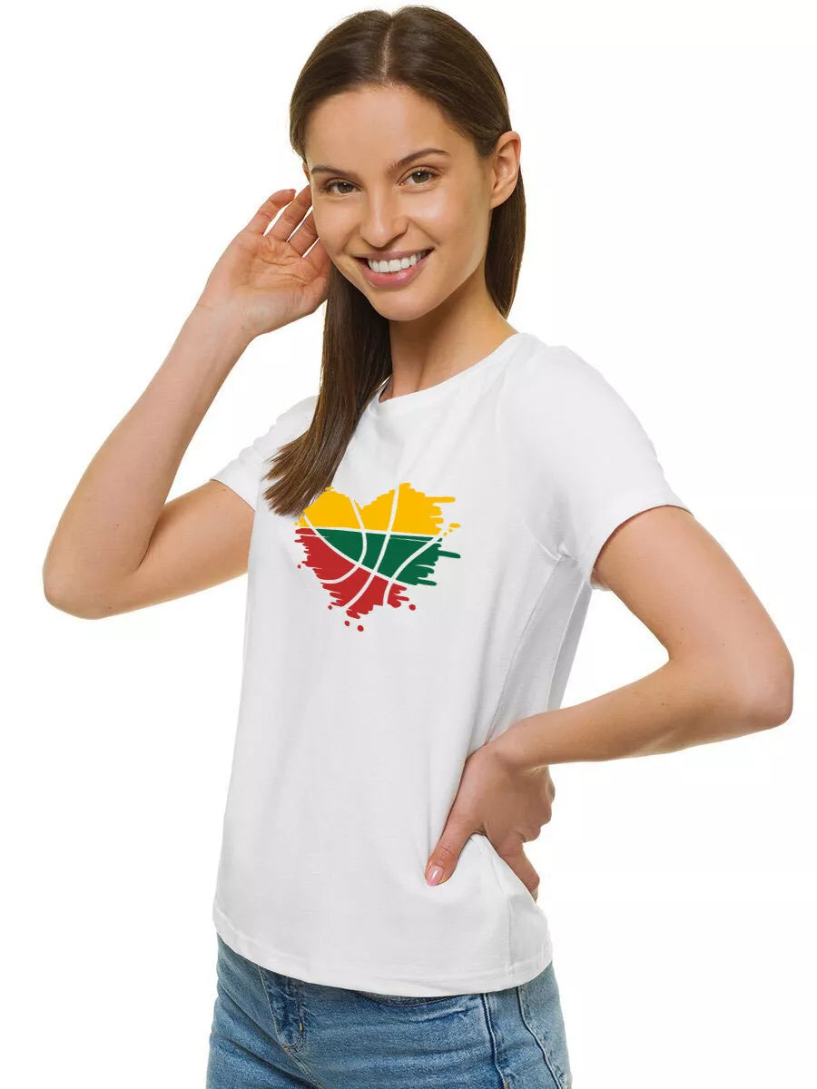 Women's white T-shirt LTU