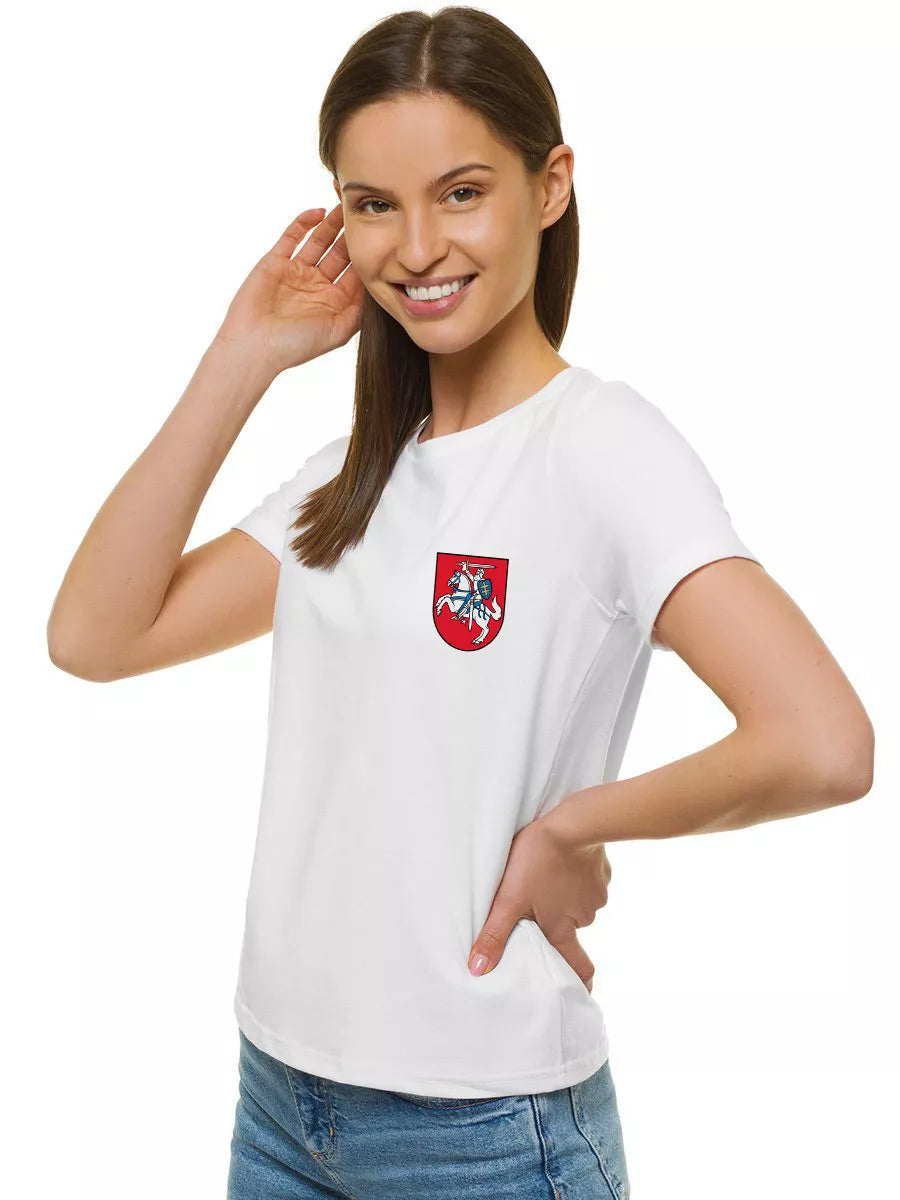 Women's white T-shirt HERBAS