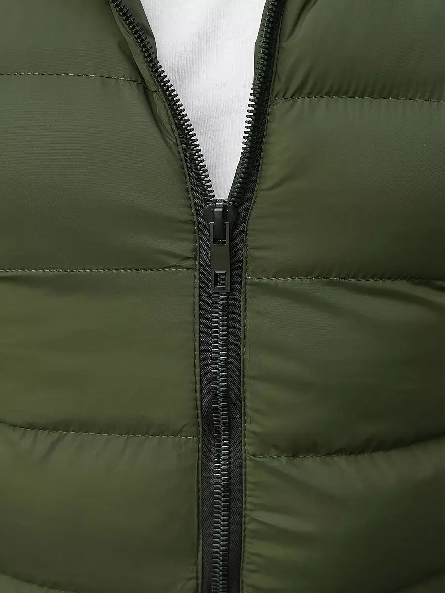 Dark green vest with hood Nanor