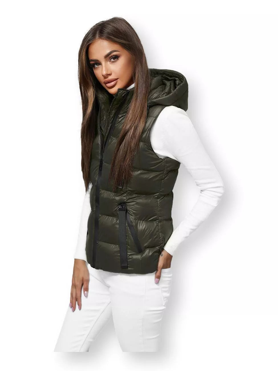 Dark green vest Bizer