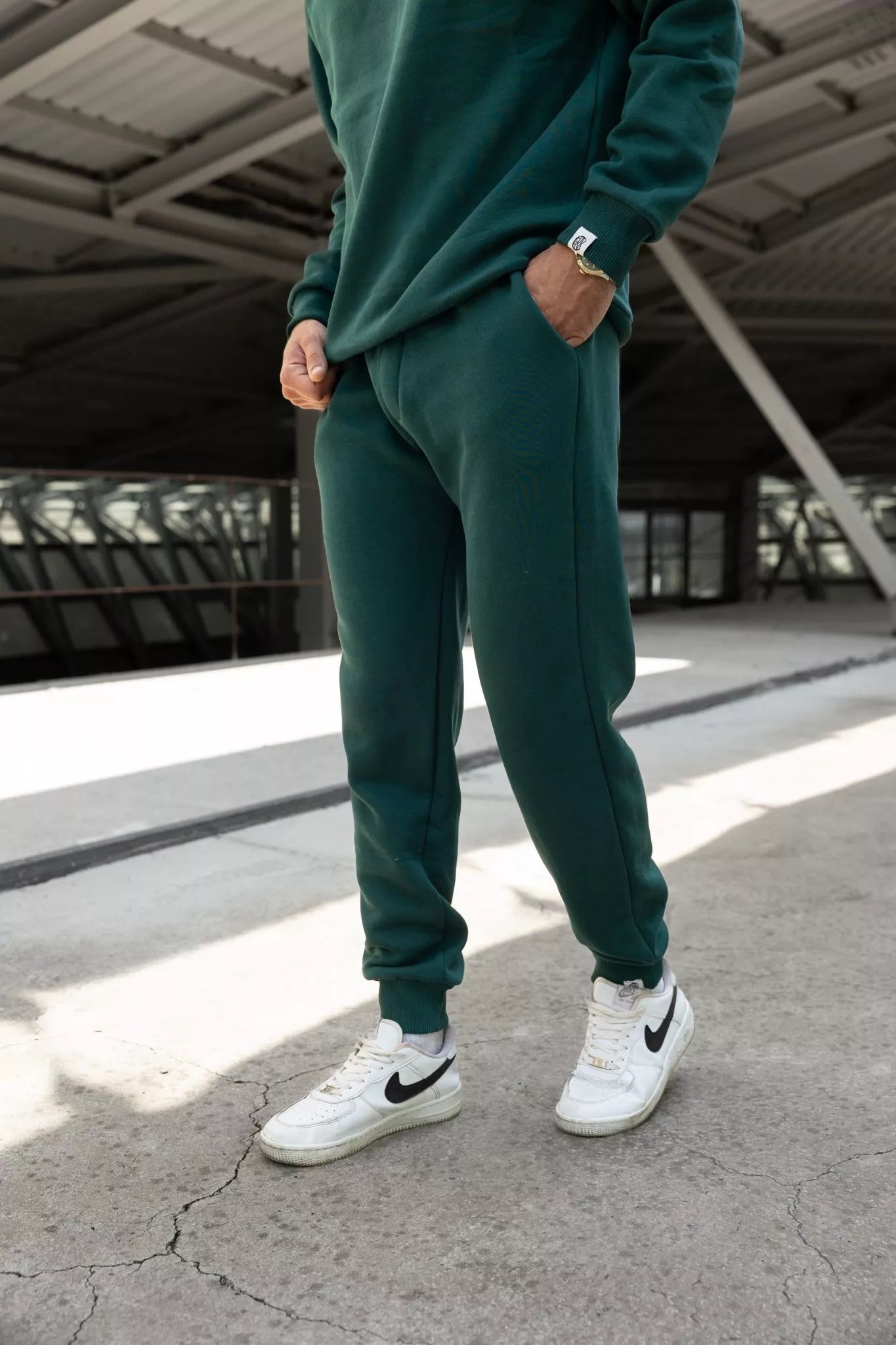 Dark green men's suit Gerol