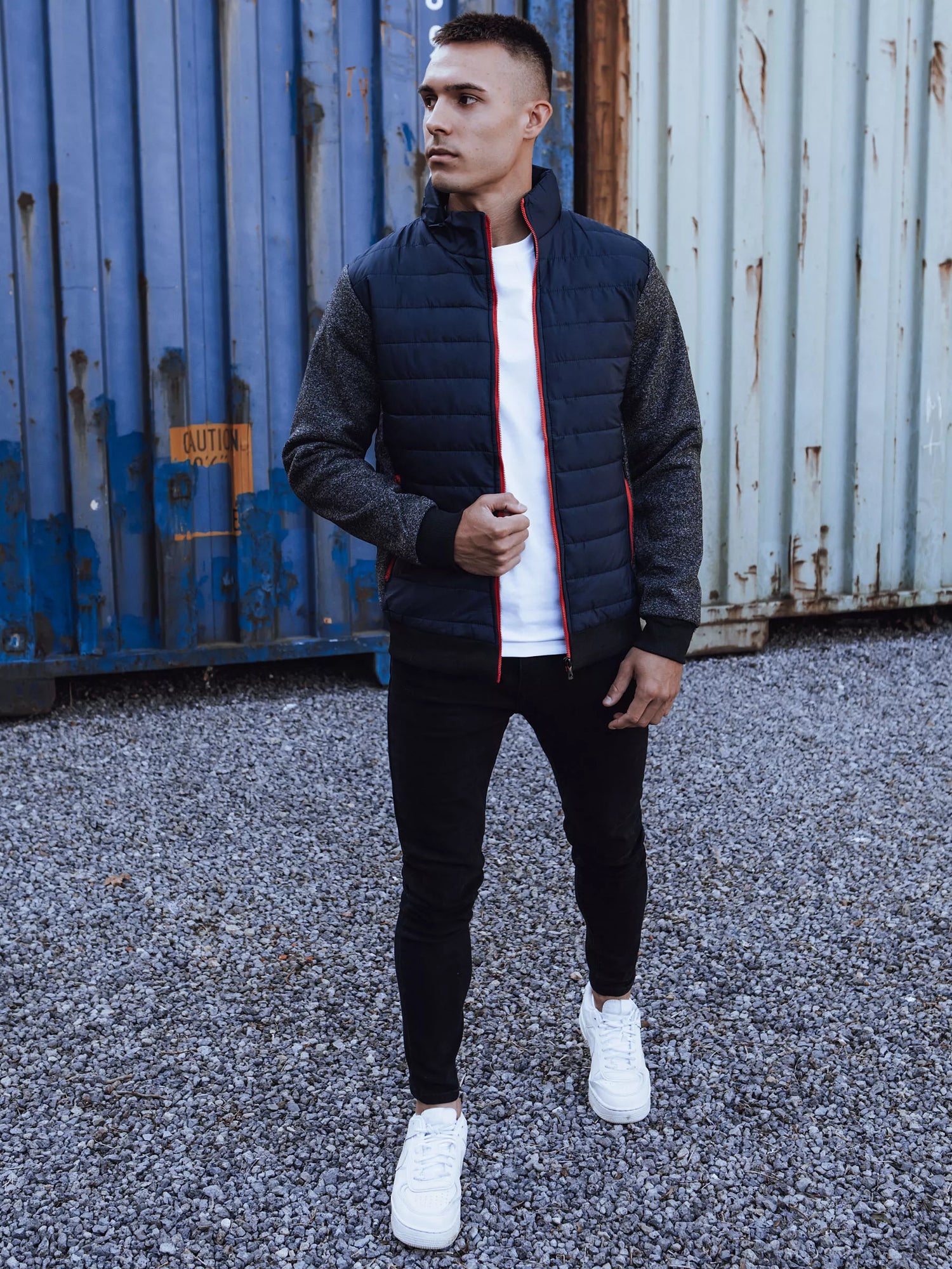 Navy blue jacket Jan