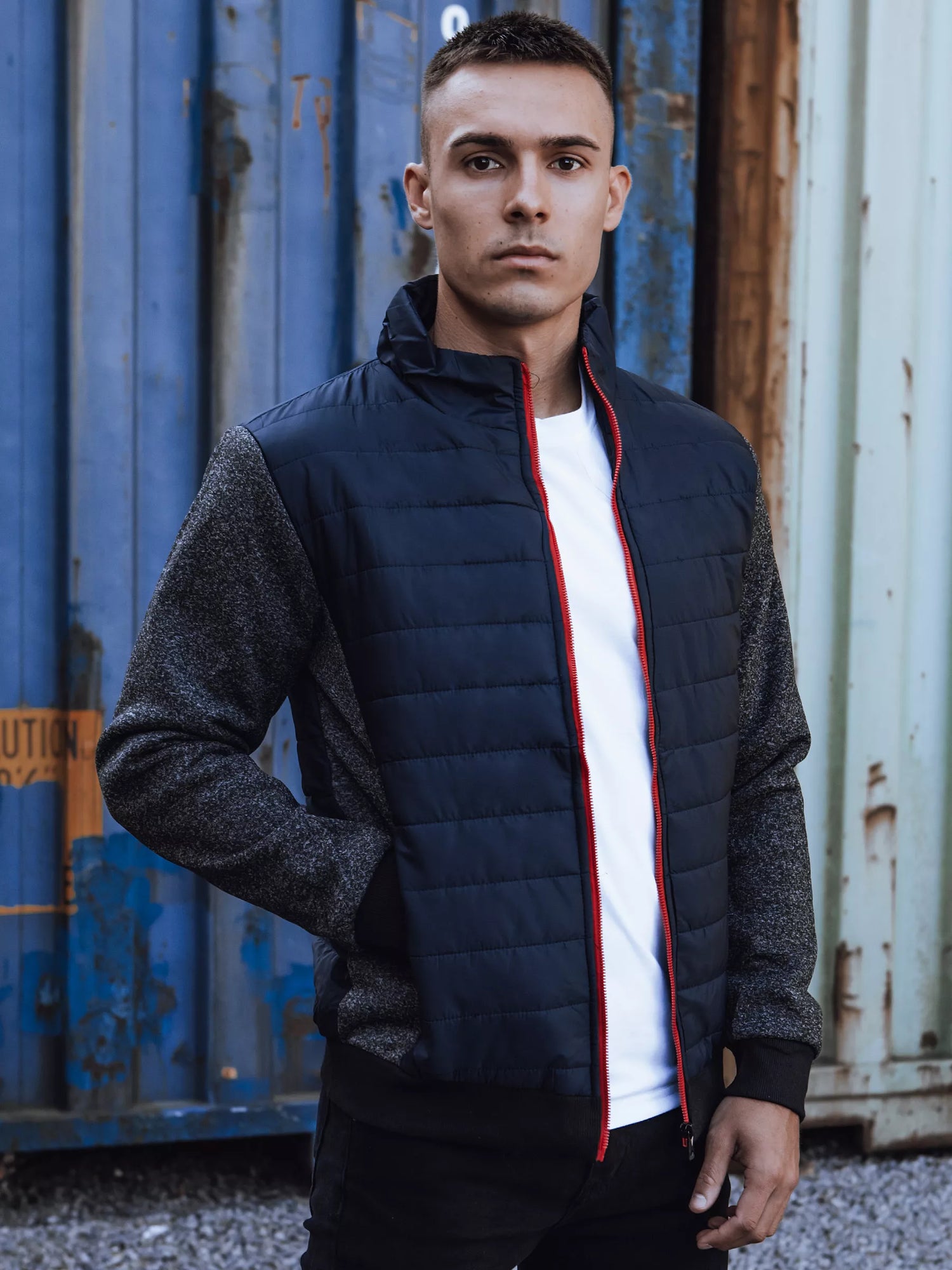 Navy blue jacket Jan