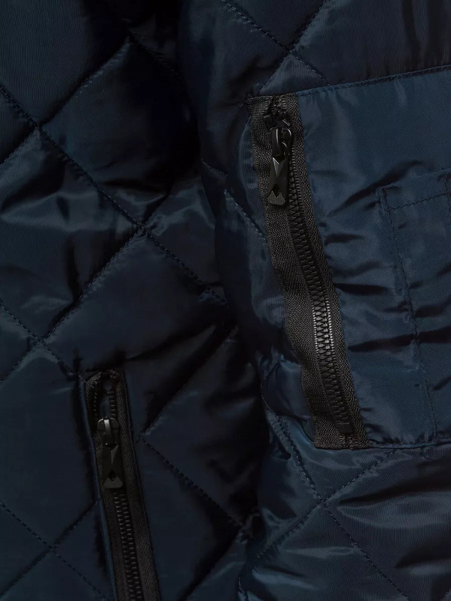 Men's dark blue jacket "Morel"