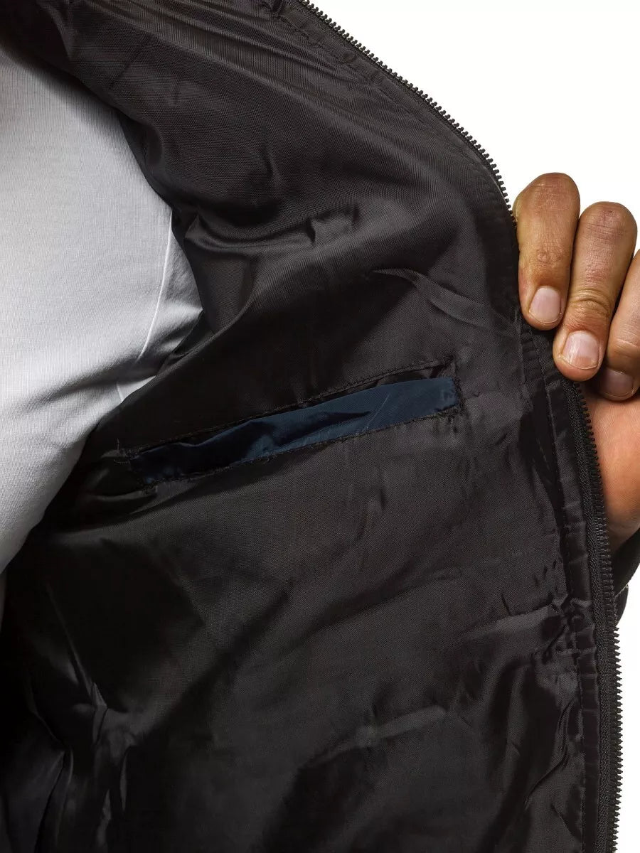 Men's dark blue jacket "Morel"