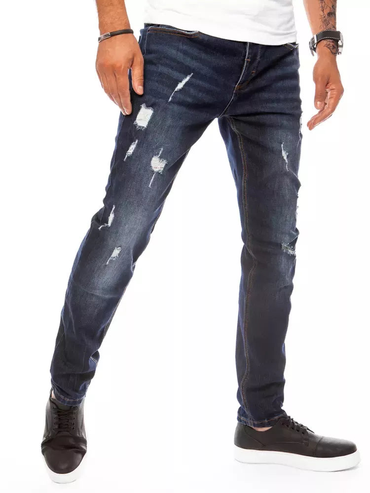 Dark blue jeans for men Lelor