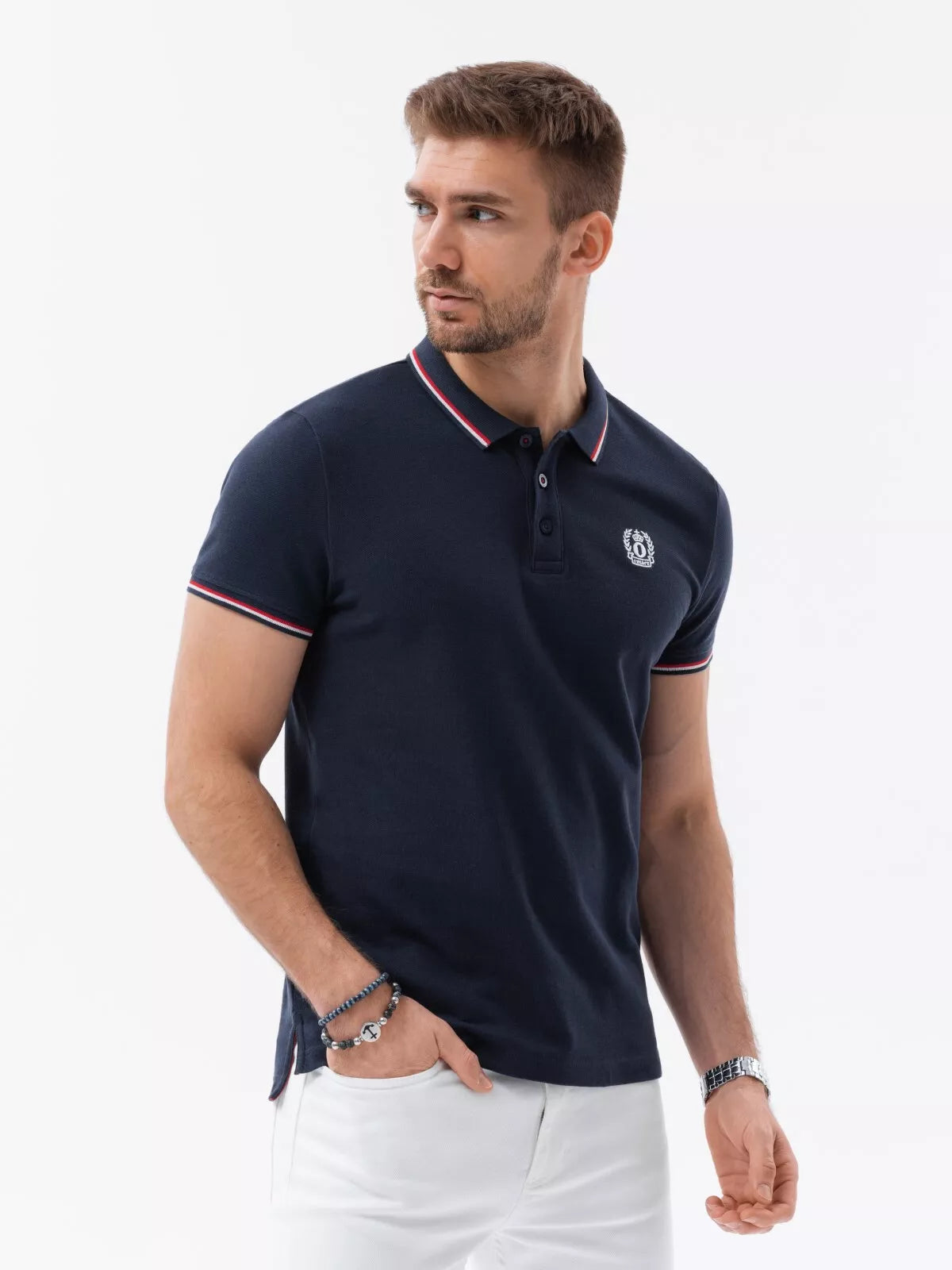 Dark blue polo shirt Karol