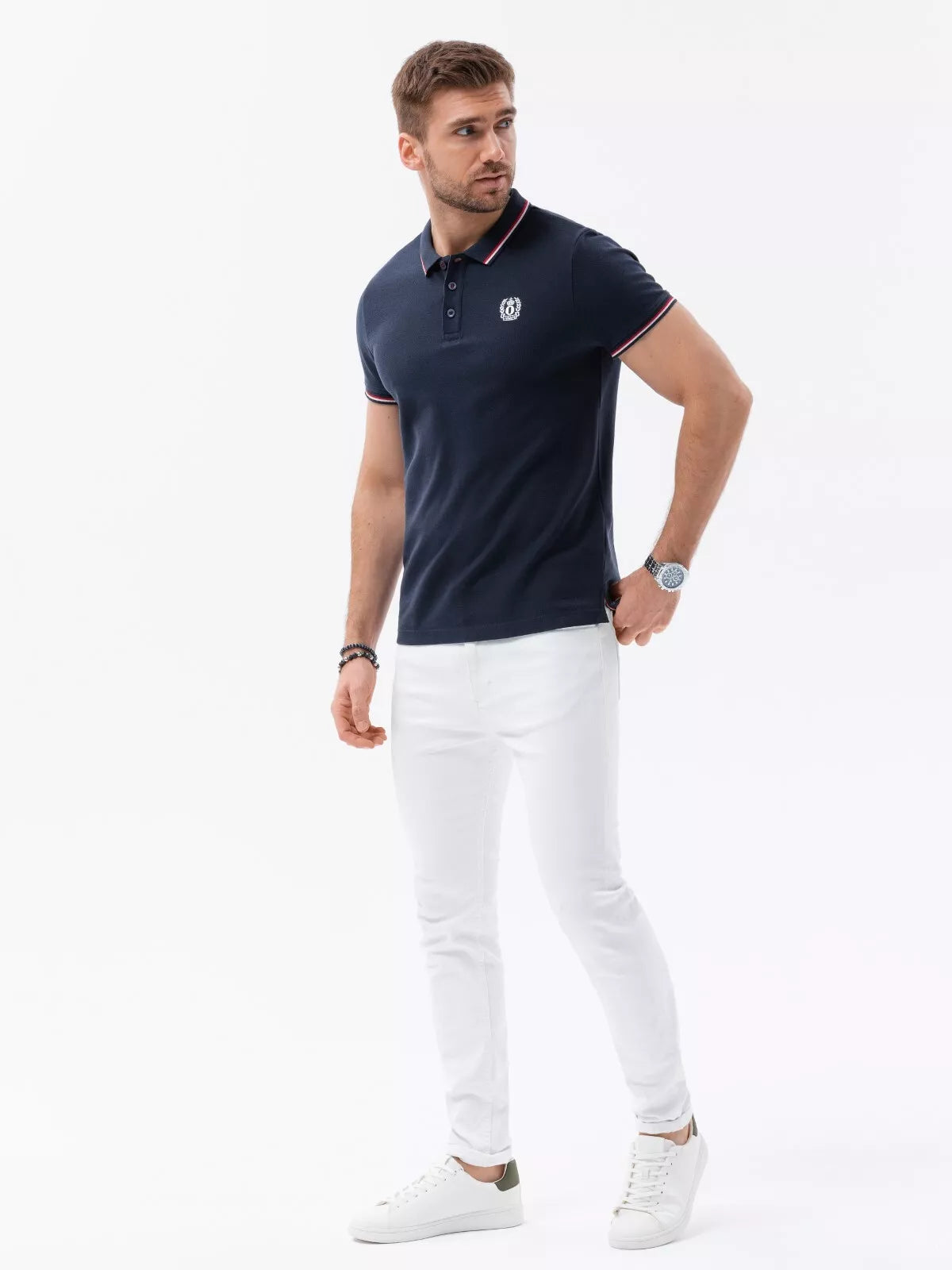 Dark blue polo shirt Karol