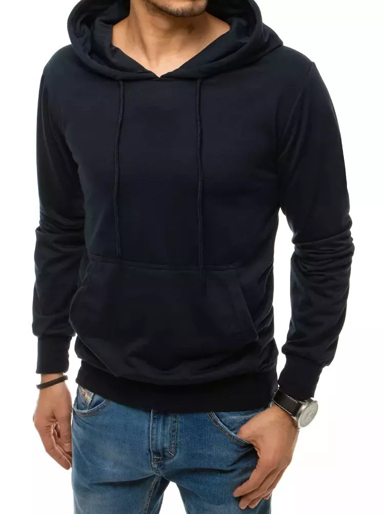 Men's navy blue hooded sweatshirt Rodrigo
