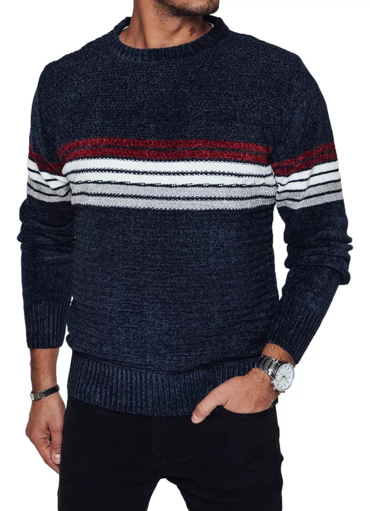 Dark blue men's sweater Fimol