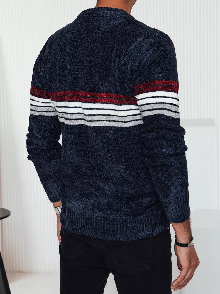 Dark blue men's sweater Fimol