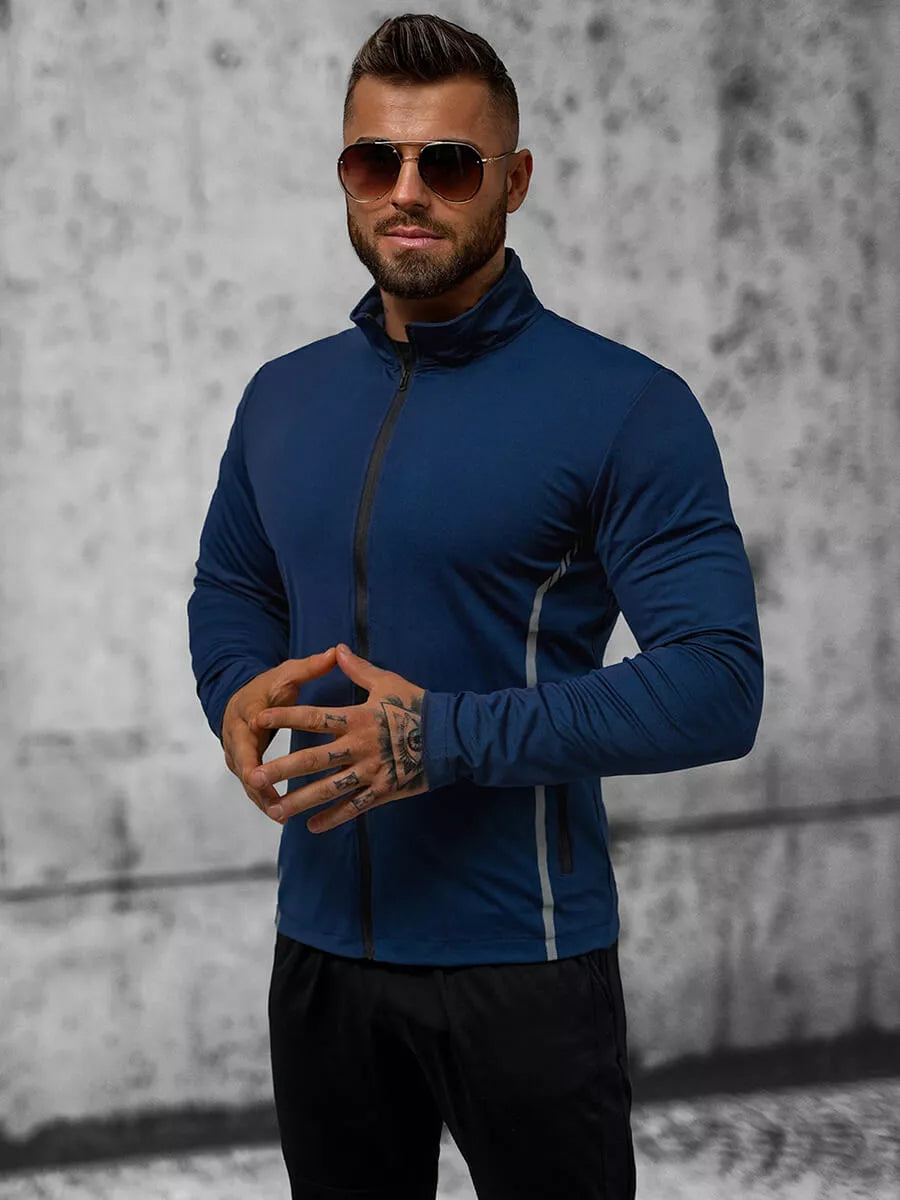 Dark blue men's sweater Lotol