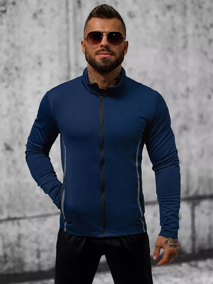 Dark blue men's sweater Lotol