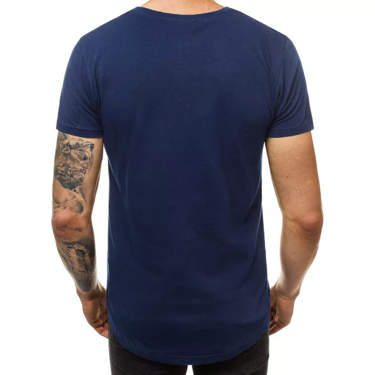 Dark blue men's T-shirt Lika