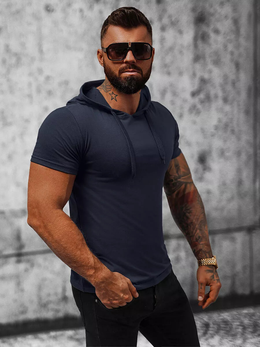 Navy blue men's T-shirt Remer