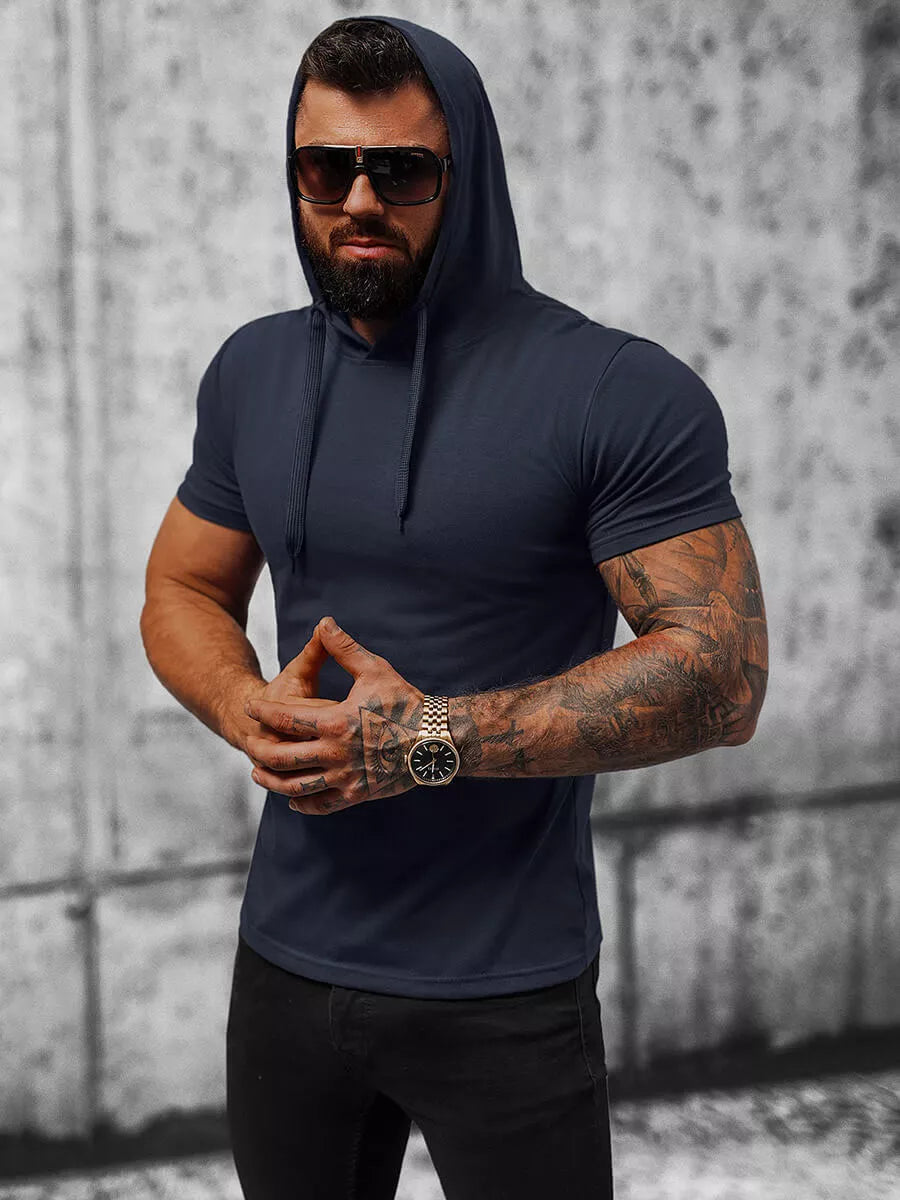 Navy blue men's T-shirt Remer