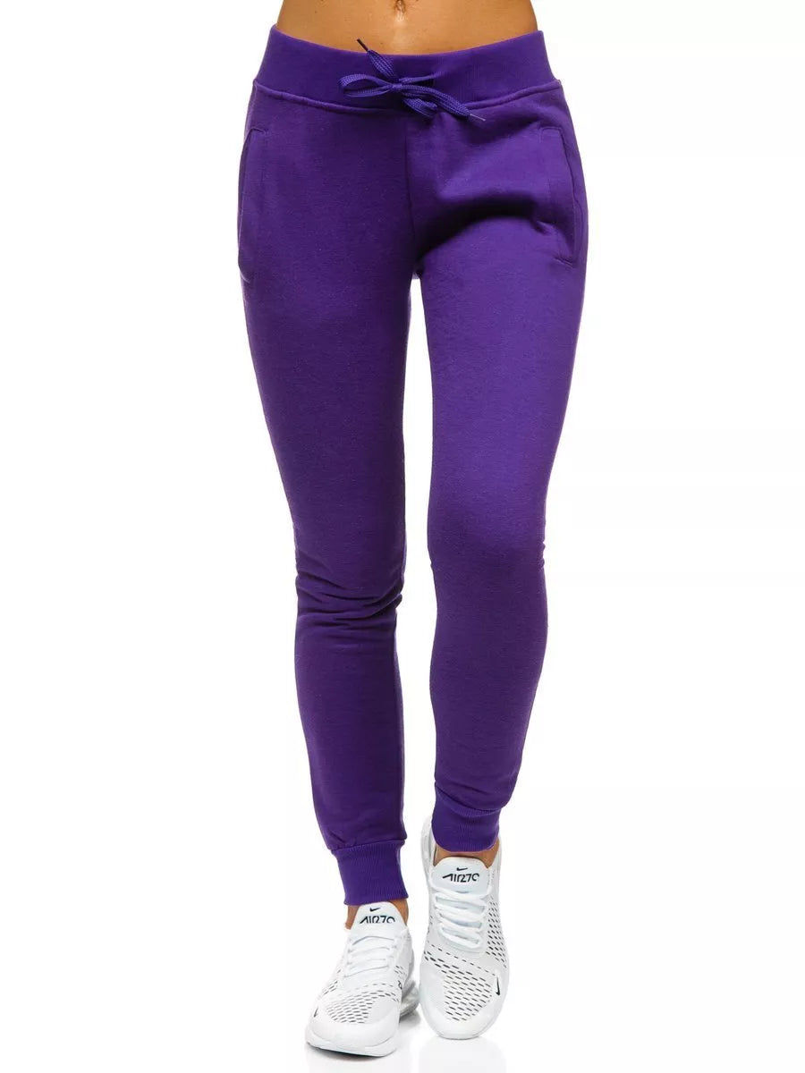 Women's purple casual pants Flor