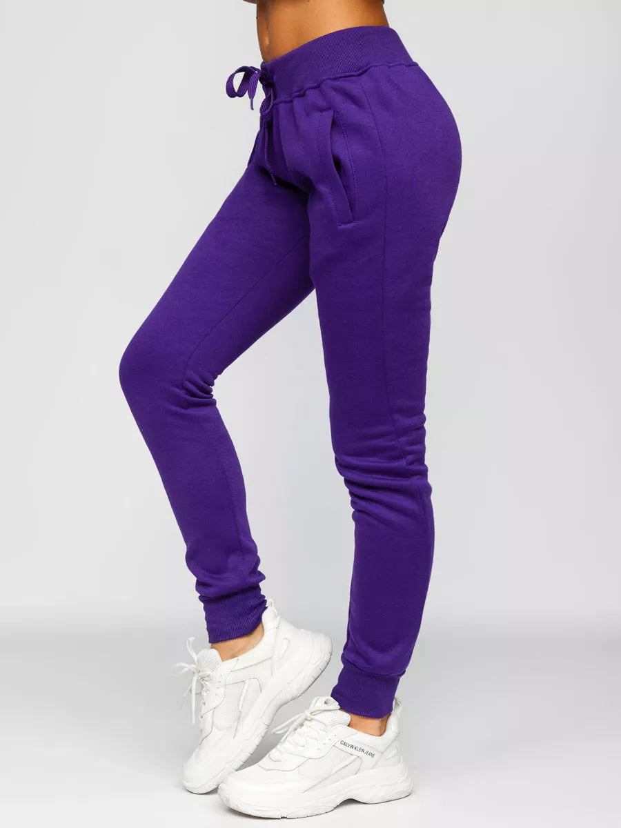 Women's purple casual pants Flor