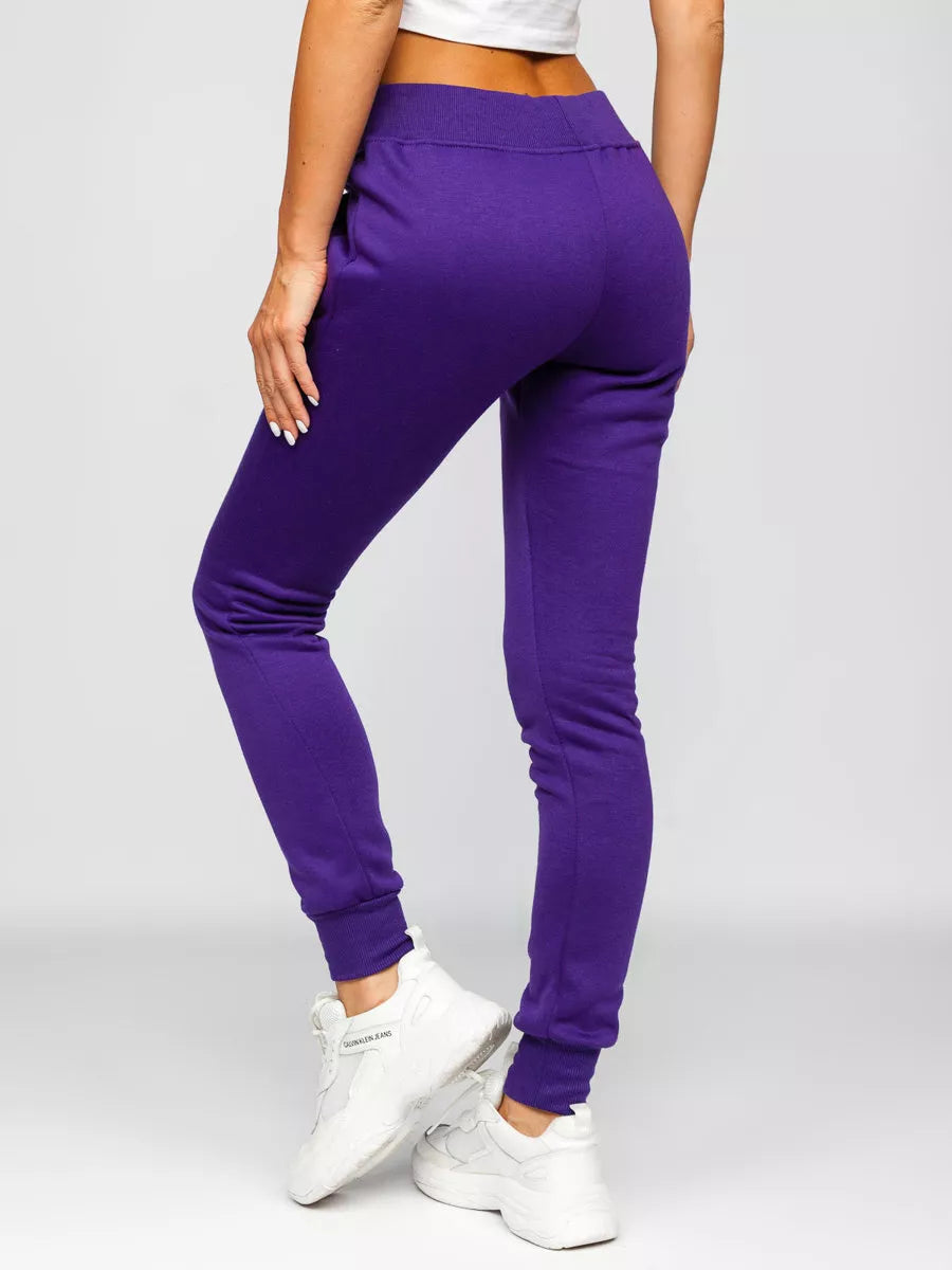 Women's purple casual pants Flor