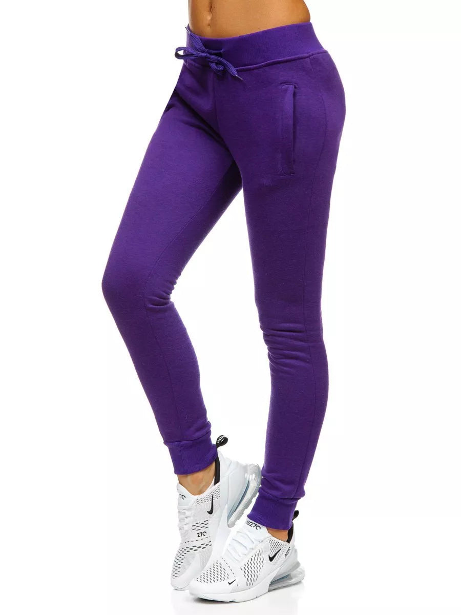 Women's purple casual pants Flor