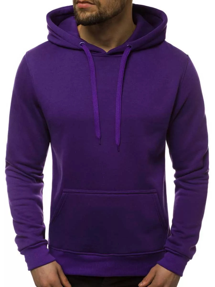 Purple men's hoodie Buvoli