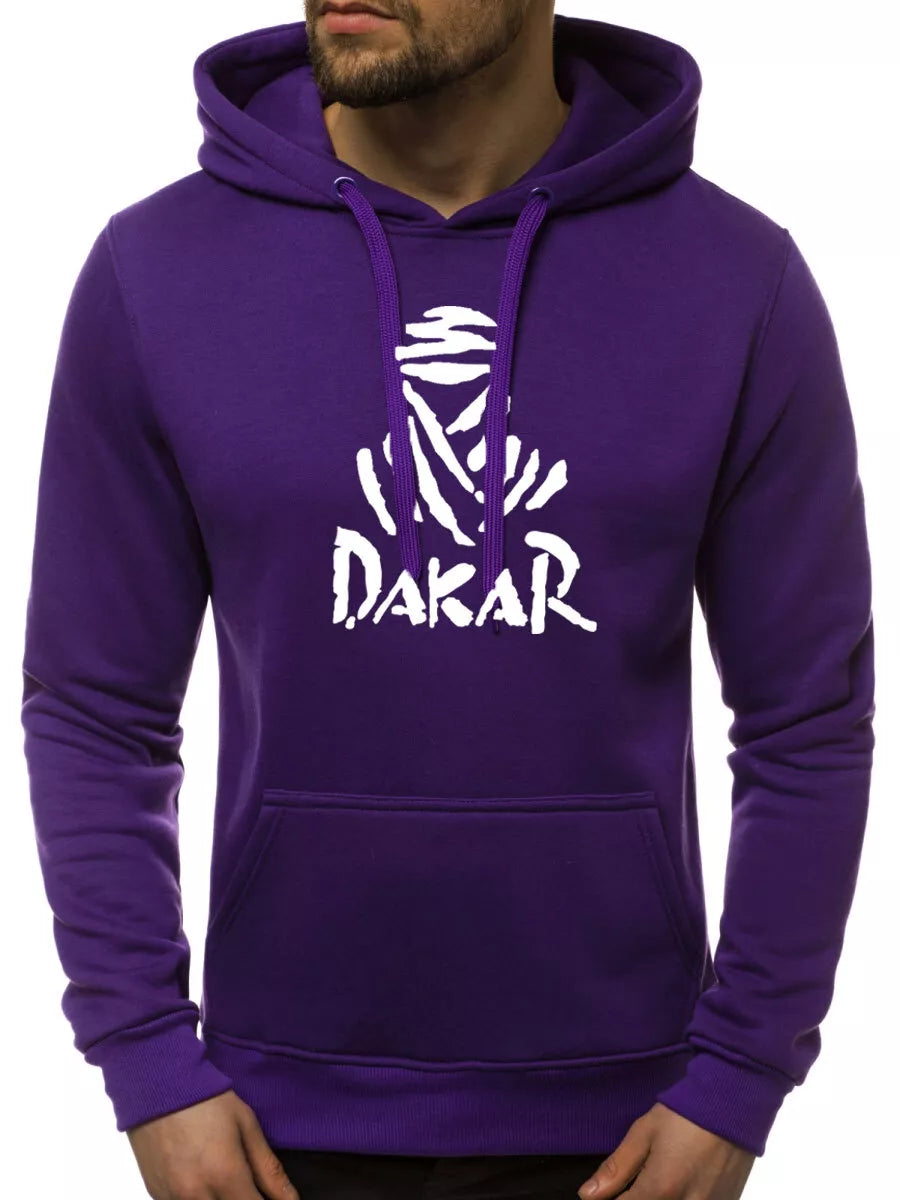 Purple men's hoodie Dakar