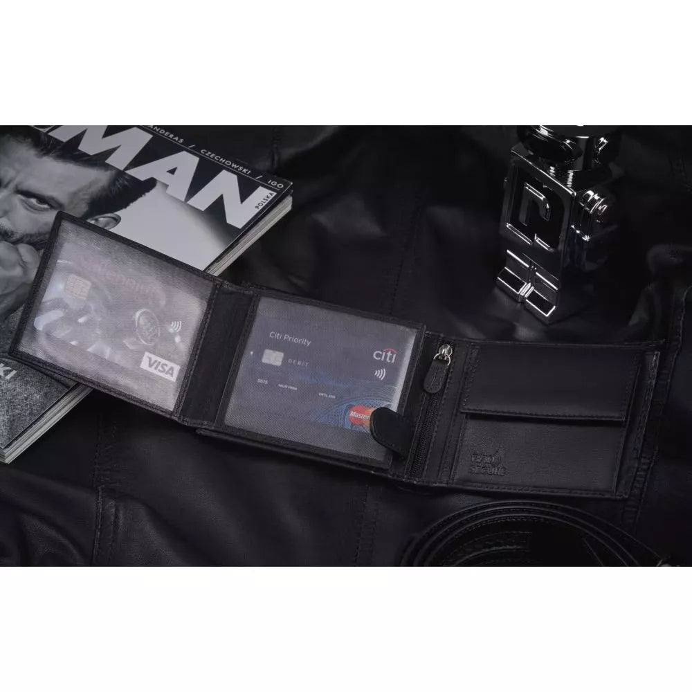 Men's genuine leather wallet Tival 