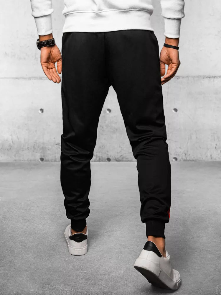 Men's black casual pants Mink 