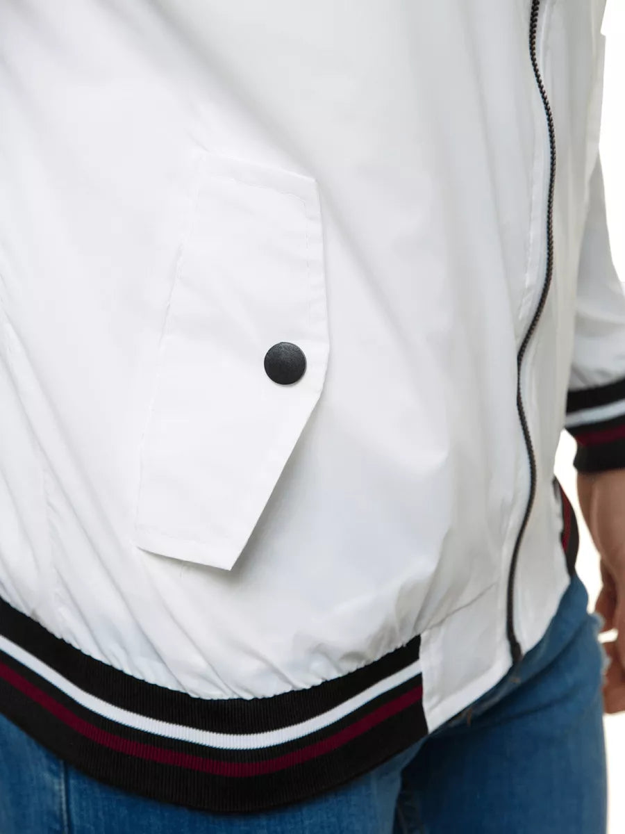 Men's white jacket Loton