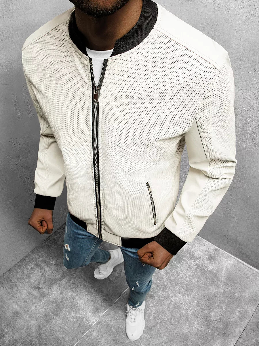 Men's white jacket Monol