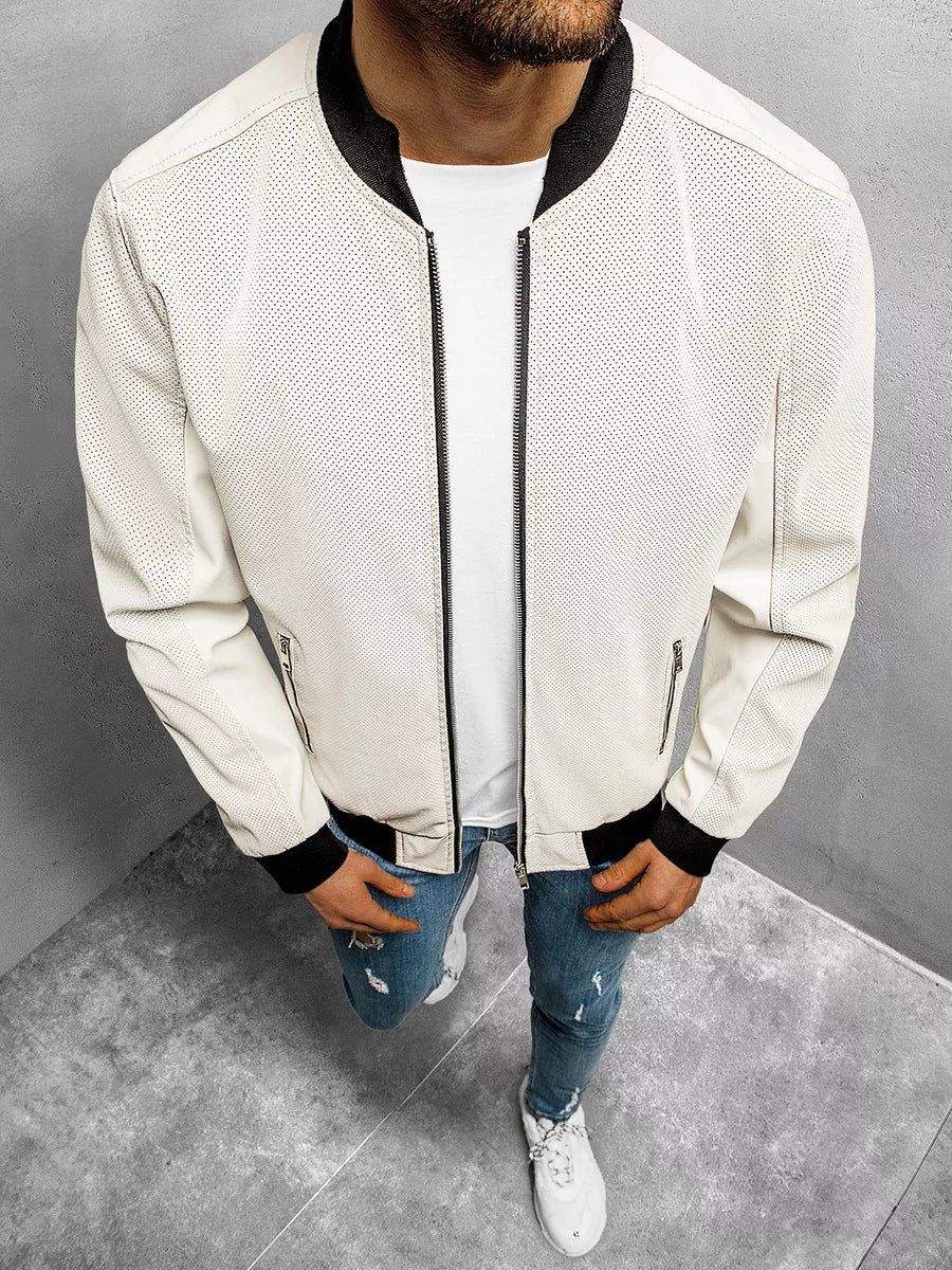 Men's white jacket Monol