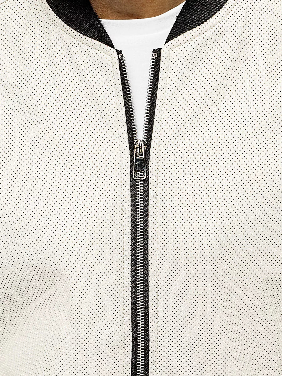 Men's white jacket Monol