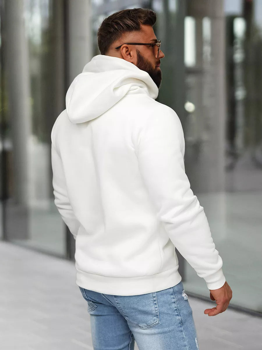 Men's white hoodie Chicago