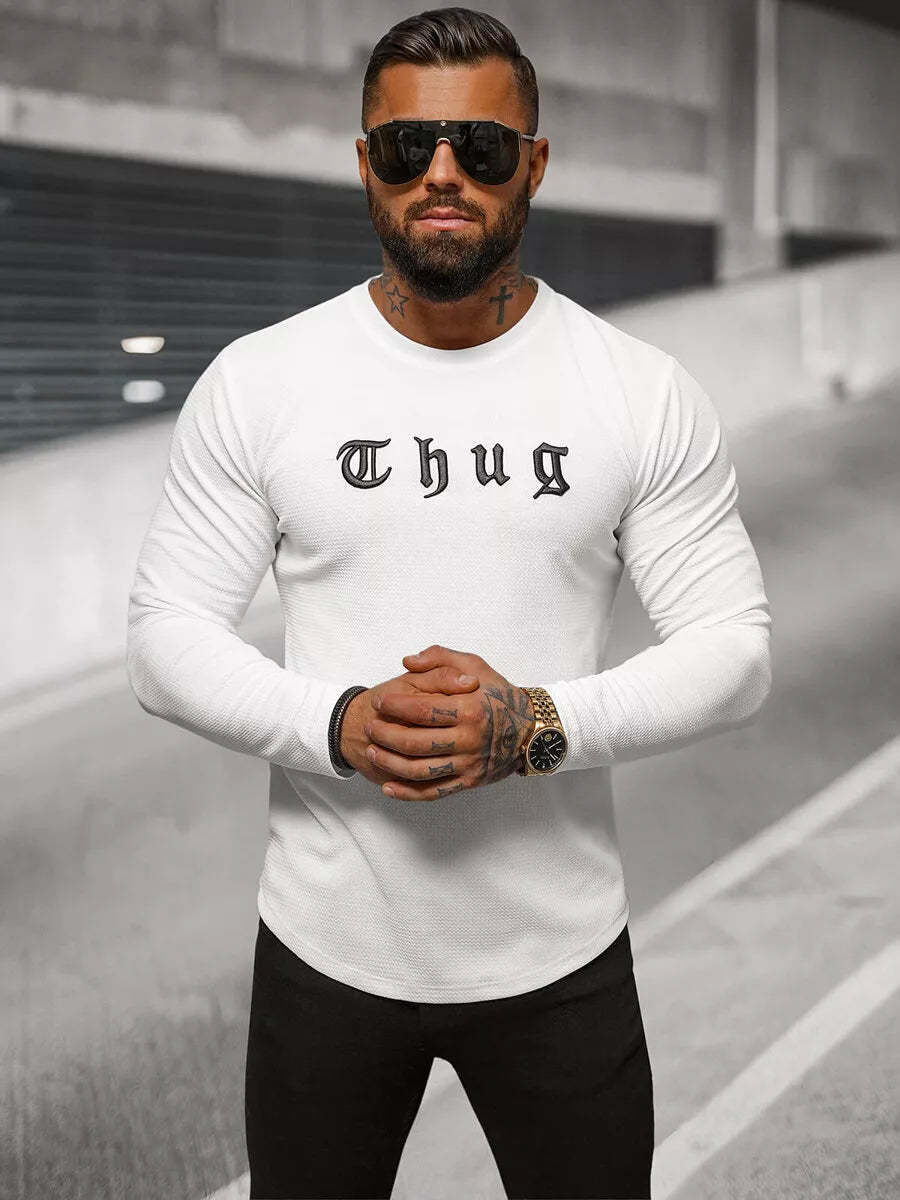 Men's white sweater Hug