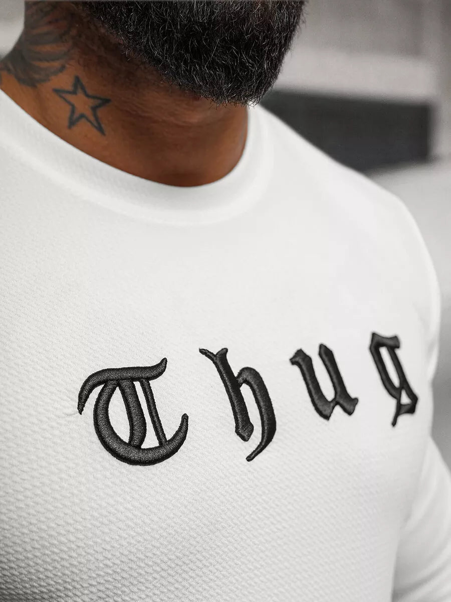 Men's white sweater Hug