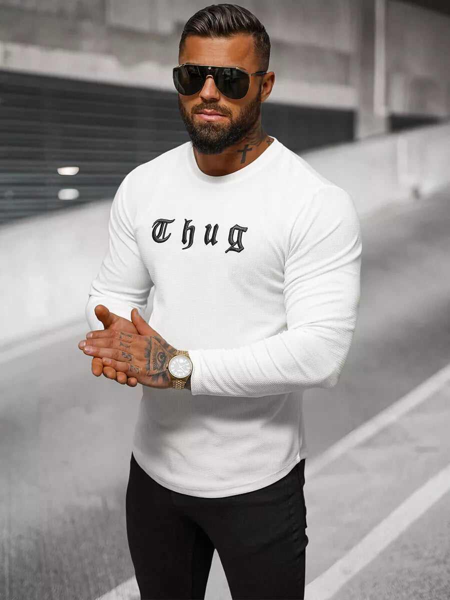 Men's white sweater Hug