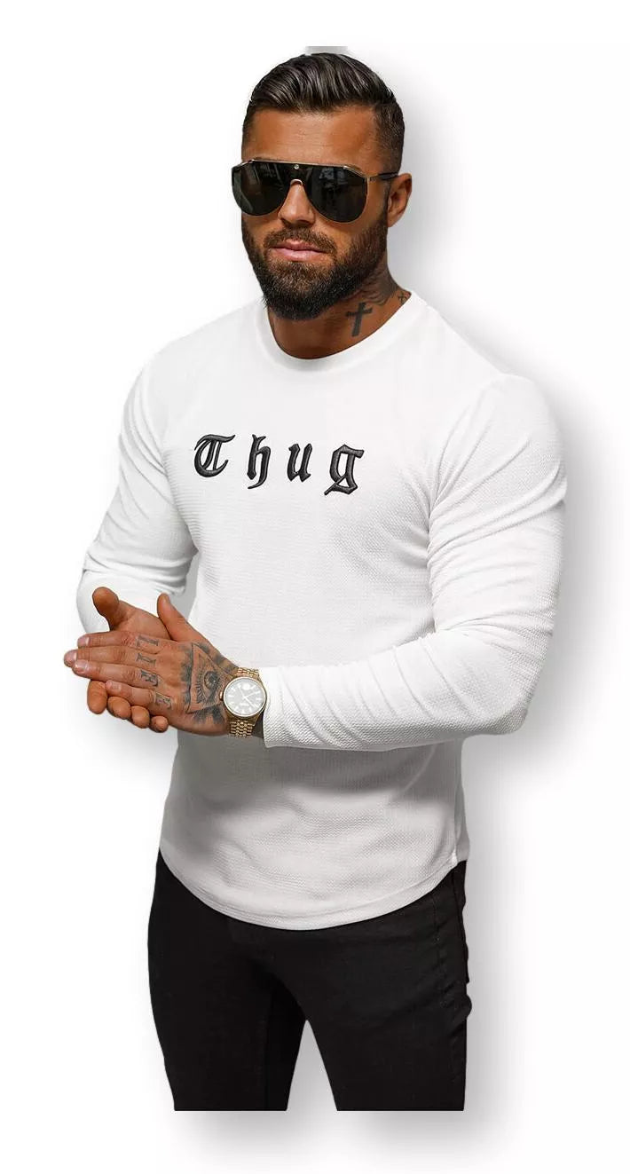 Men's white sweater Hug