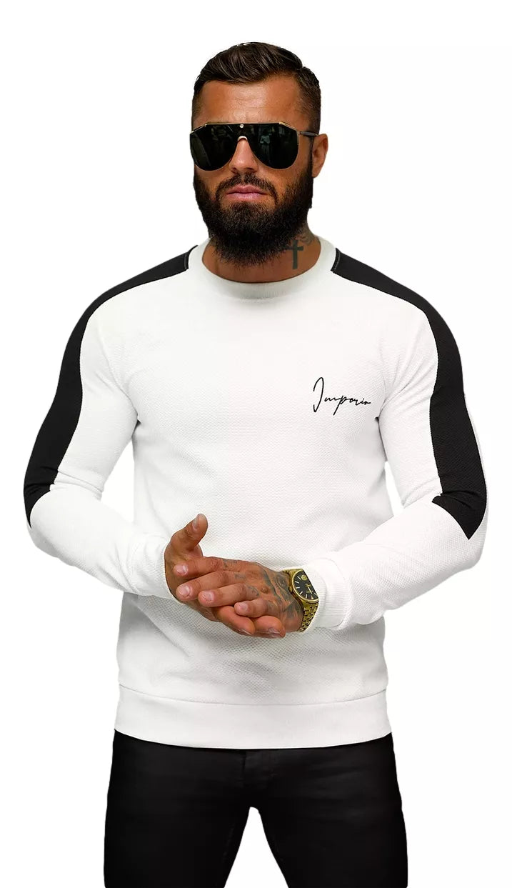 Men's white sweater Janper