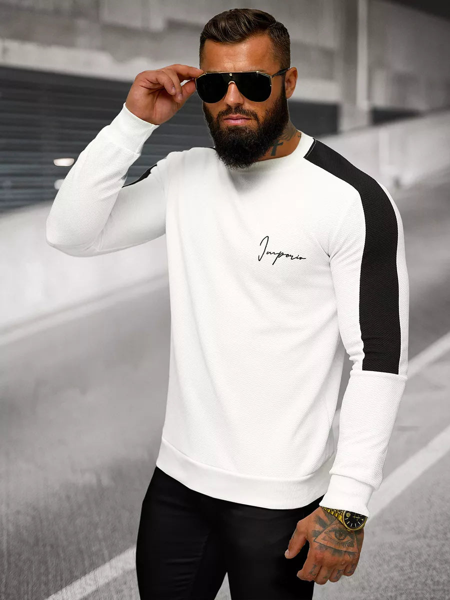 Men's white sweater Janper