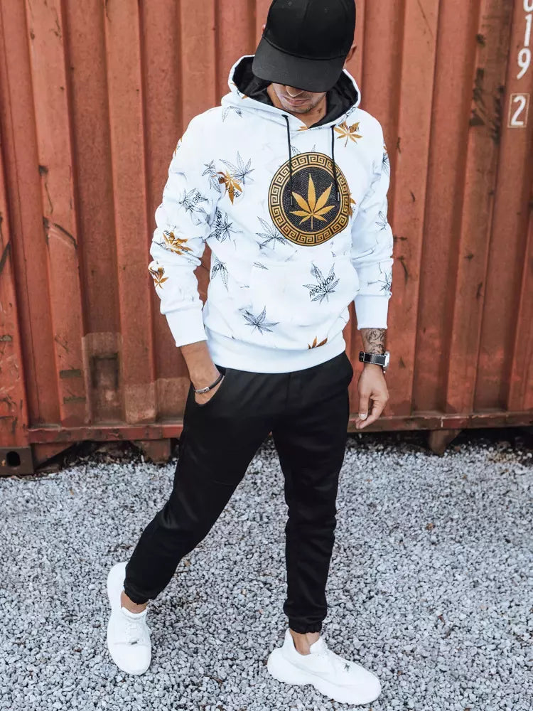 Men's white sweater Rosser