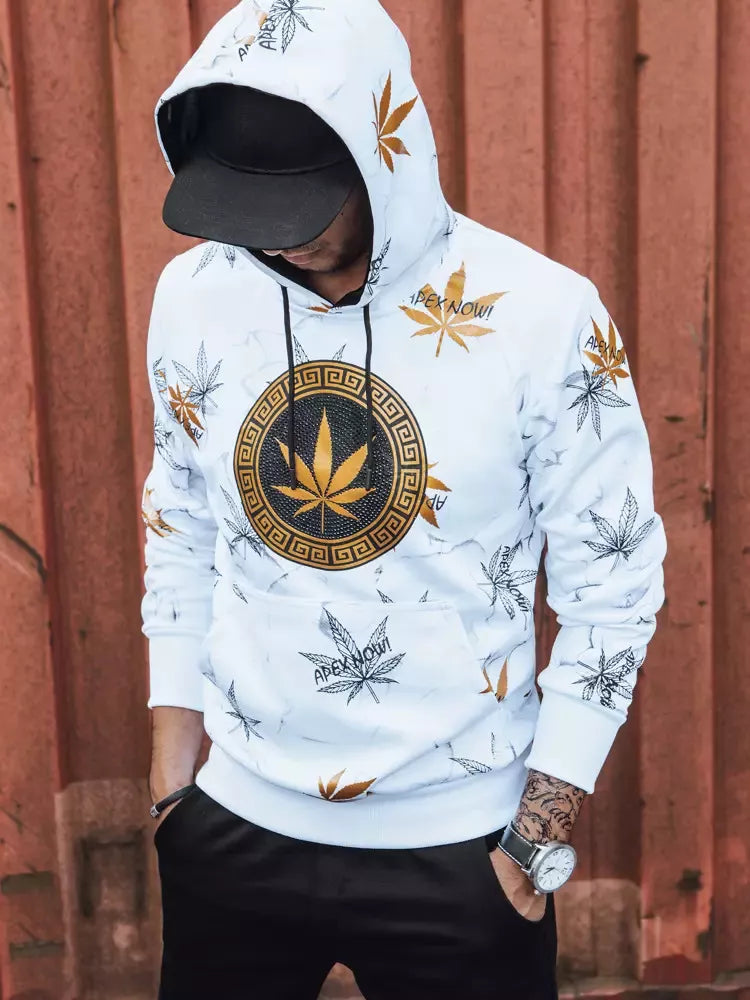 Men's white sweater Rosser