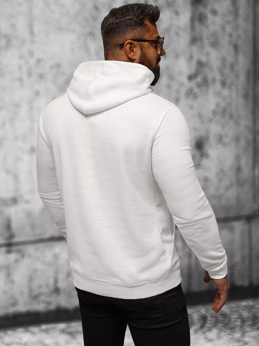 Men's white sweater Solar