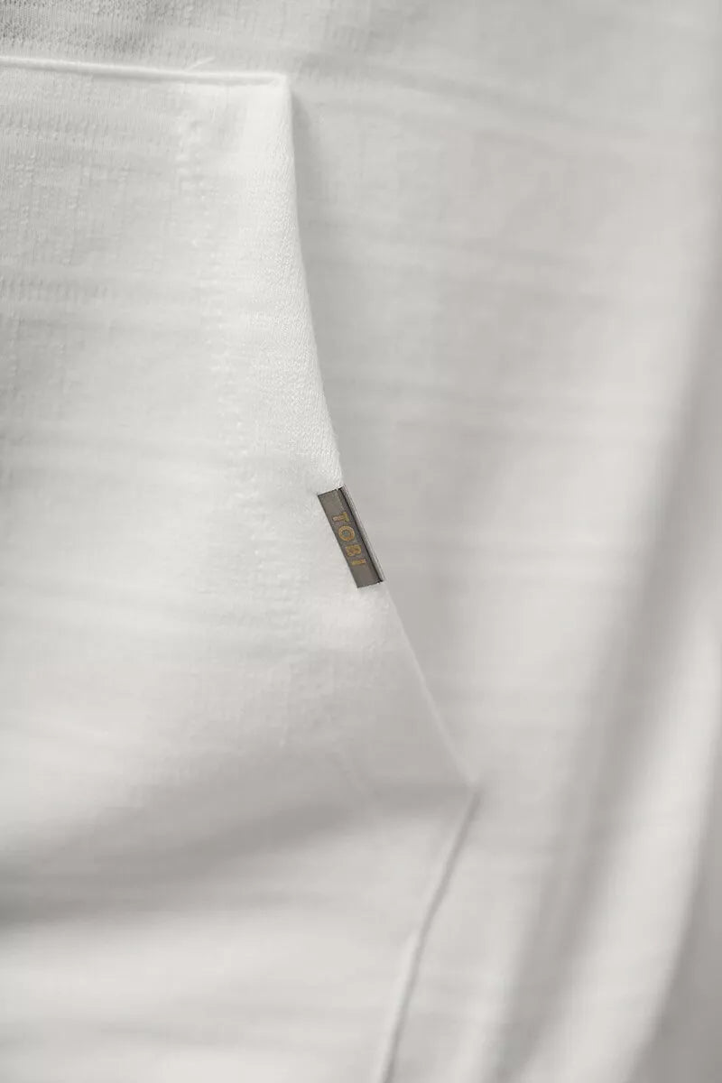 Men's white sweater Solar