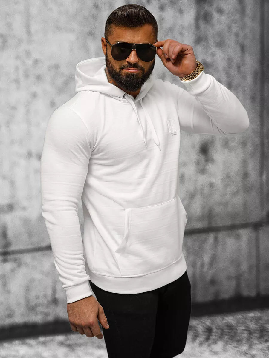 Men's white sweater Solar
