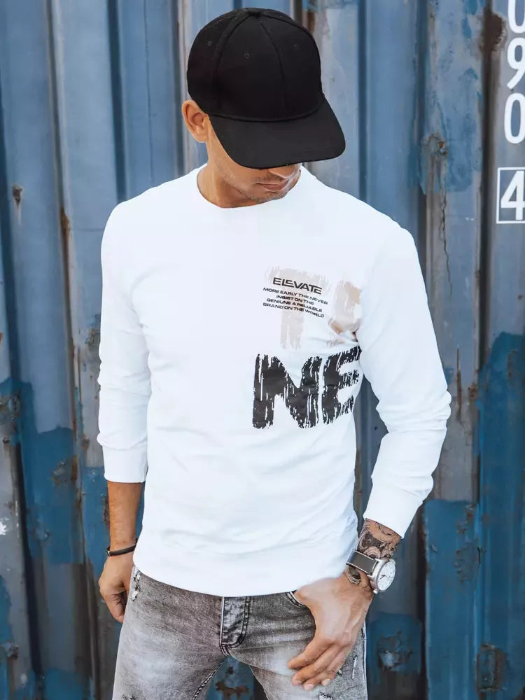 Men's white sweater Vate