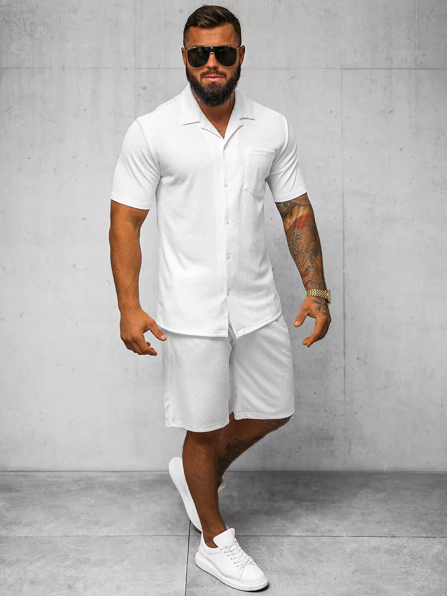 Men's white Bored suit.