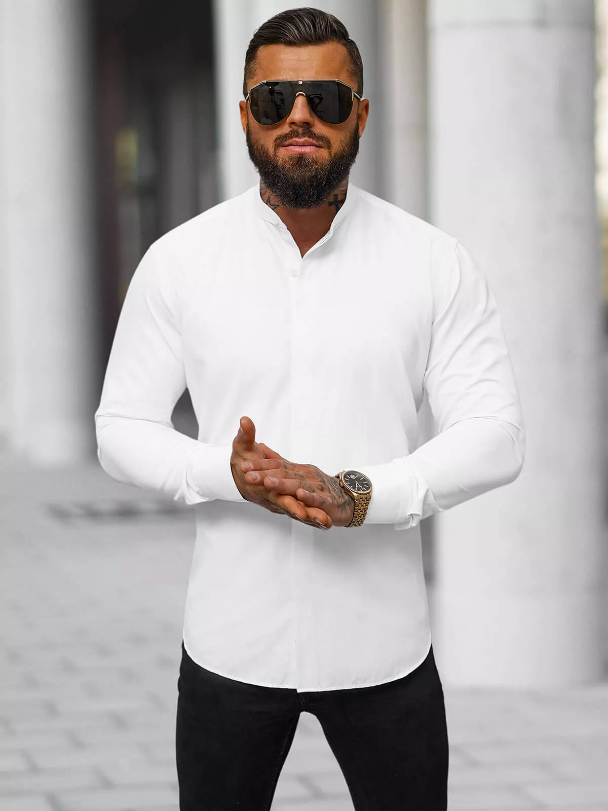 Men's white shirt in Garonne