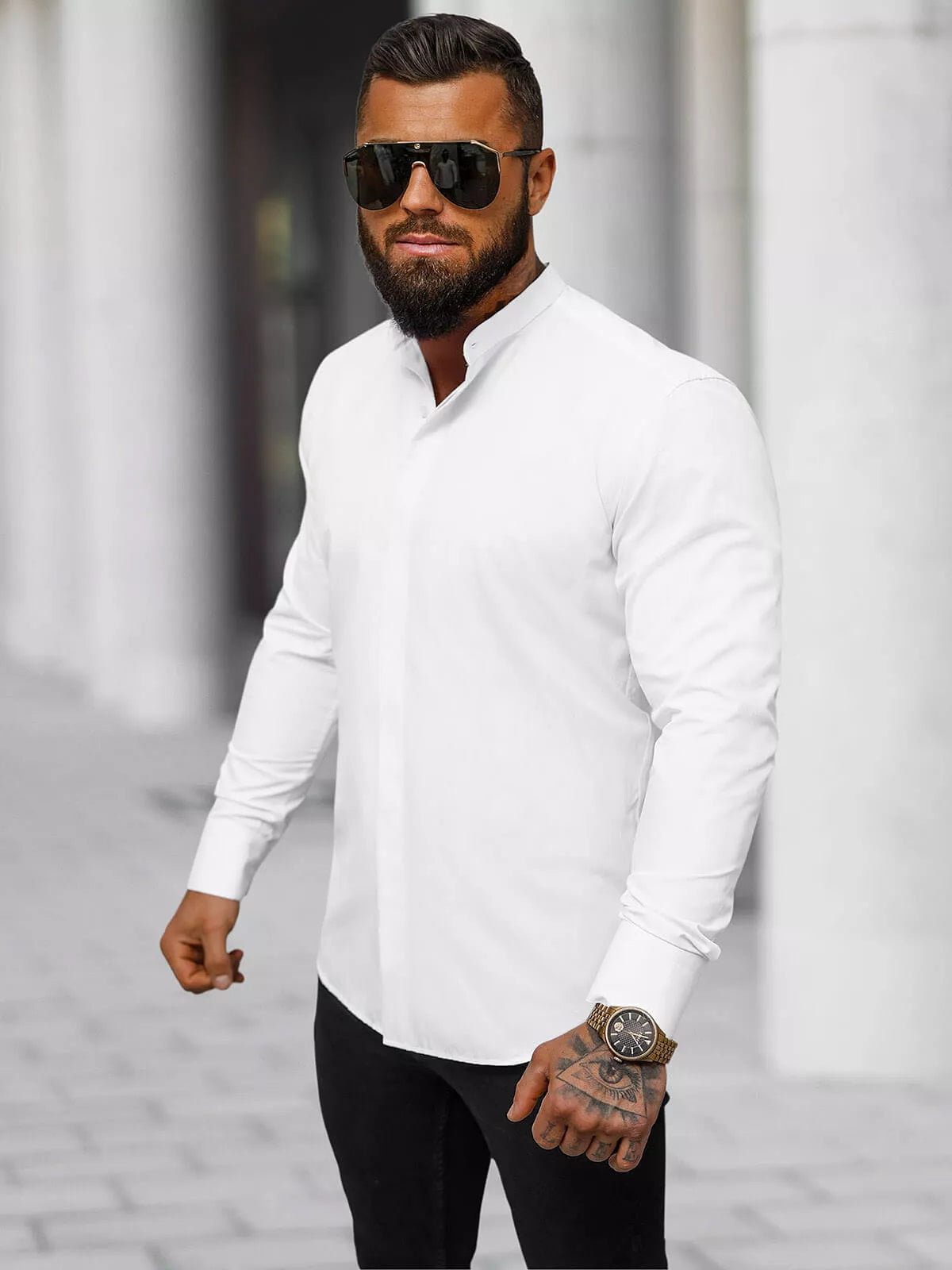 Men's white shirt in Garonne