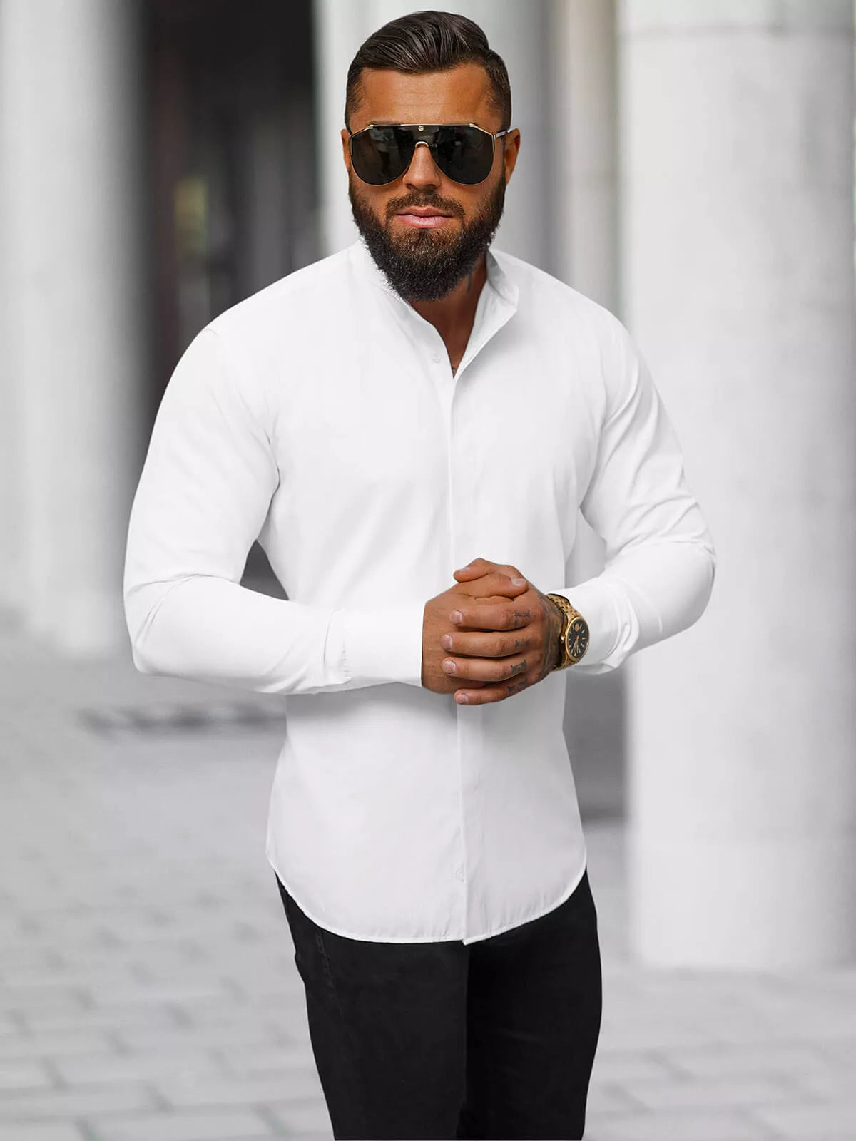Men's white shirt in Garonne